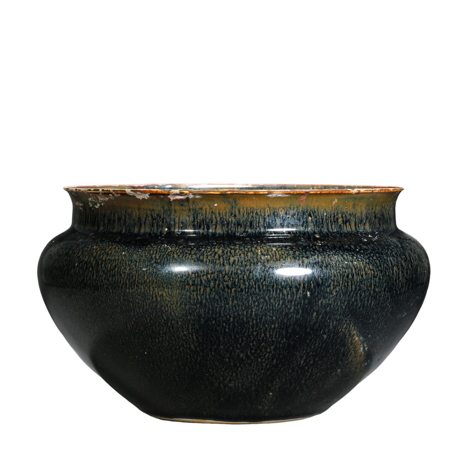 Northern Song Dynasty Cizhou Kiln Black-Glazed Jar with Flared Rim (11th Century) (1 of 10)