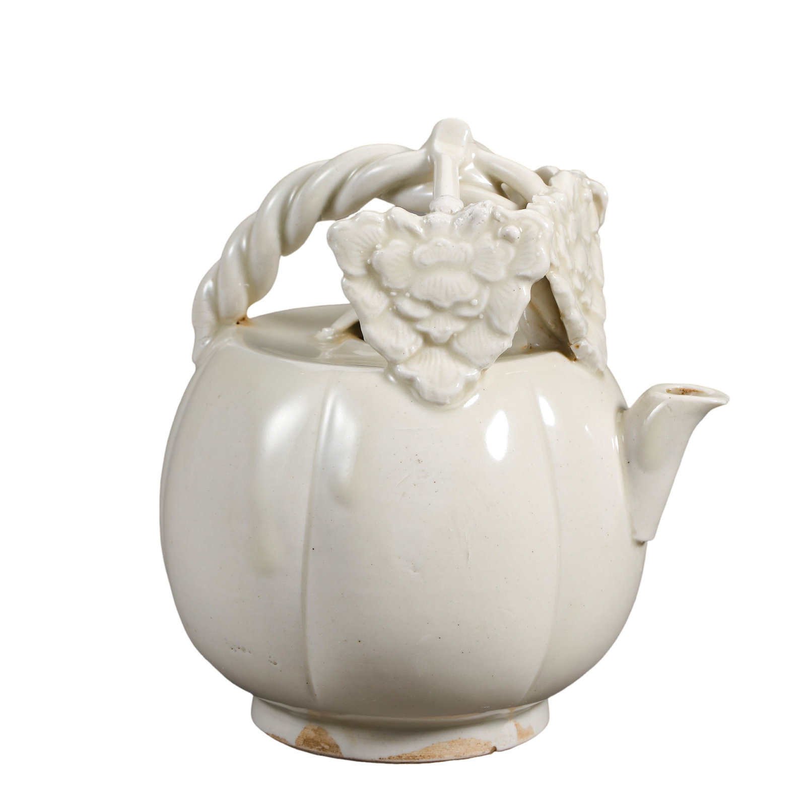 Northern Song Dynasty Ding Kiln White Porcelain Melon-Shaped Ewer (960–1127) (1 of 6)