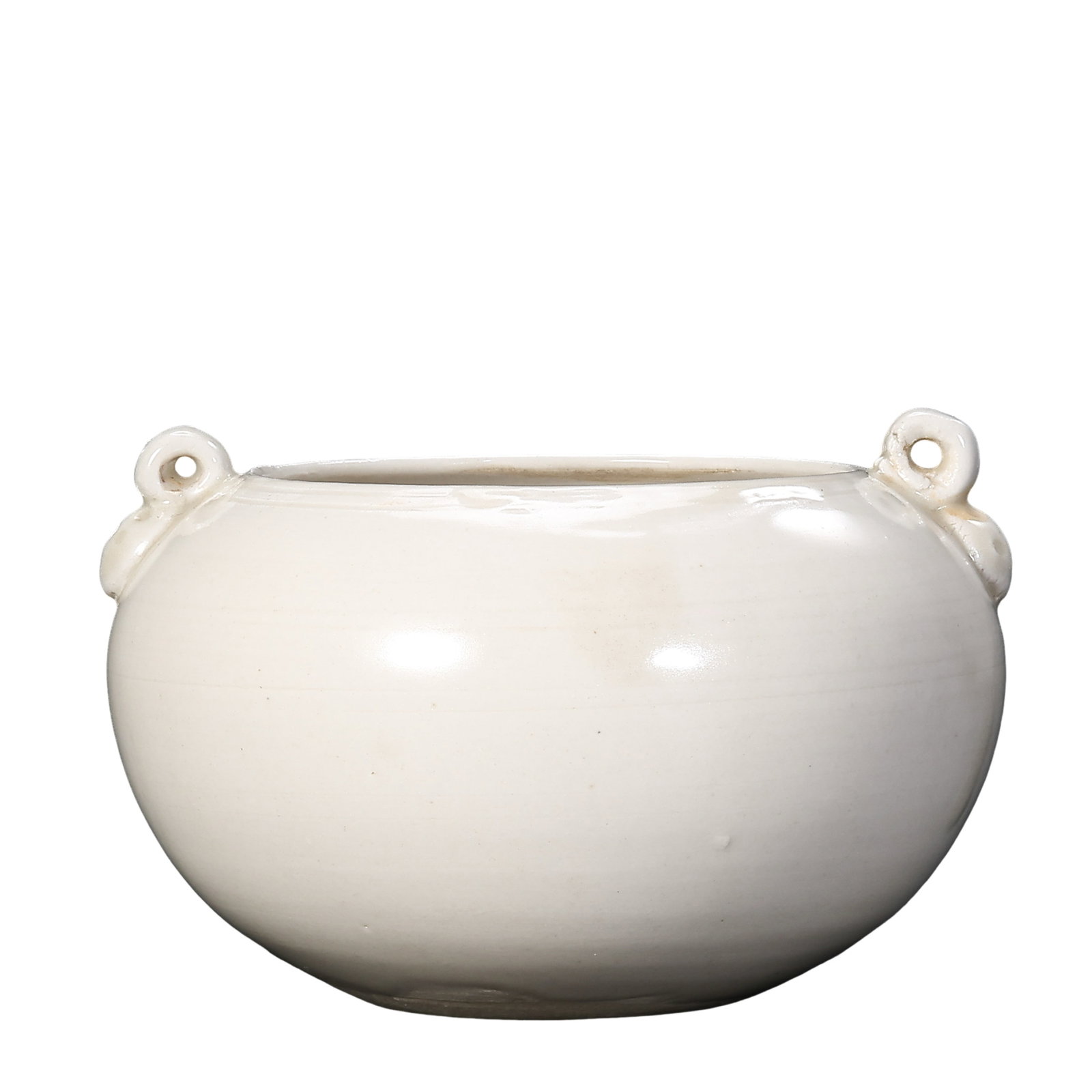 Tang Dynasty Gongxian Kiln White Porcelain Double-Handled Jar (Tang Dynasty, 7th–10th Century) (1 of 10)
