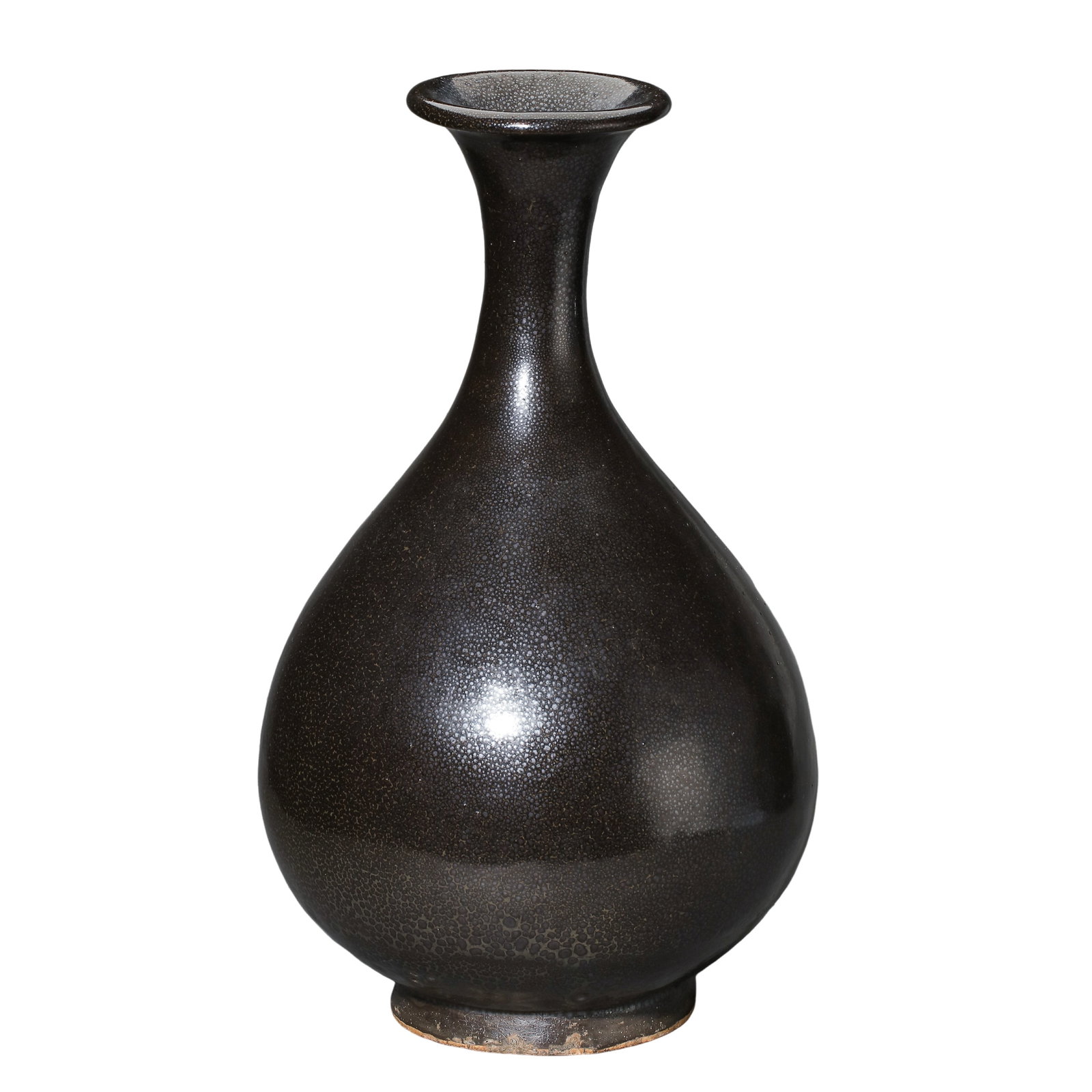 Song Dynasty Jian Kiln “Oil Spot?? Glazed Yuhuchun Vase (12th–13th Century) (1 of 9)