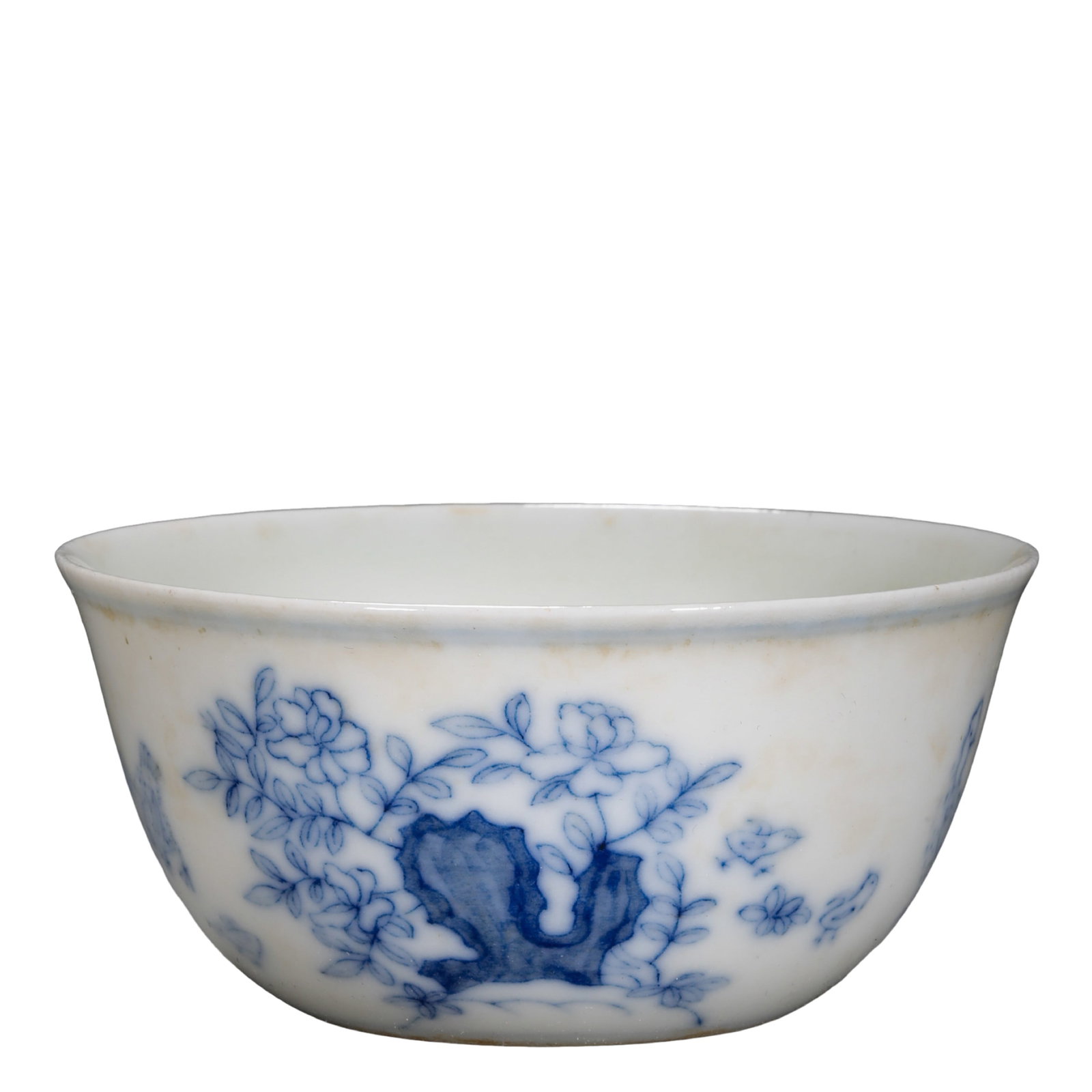 A Fine Qing Dynasty Yongzheng Period Blue and White Underglaze Painted “Chicken Cup?? with (1 of 8)