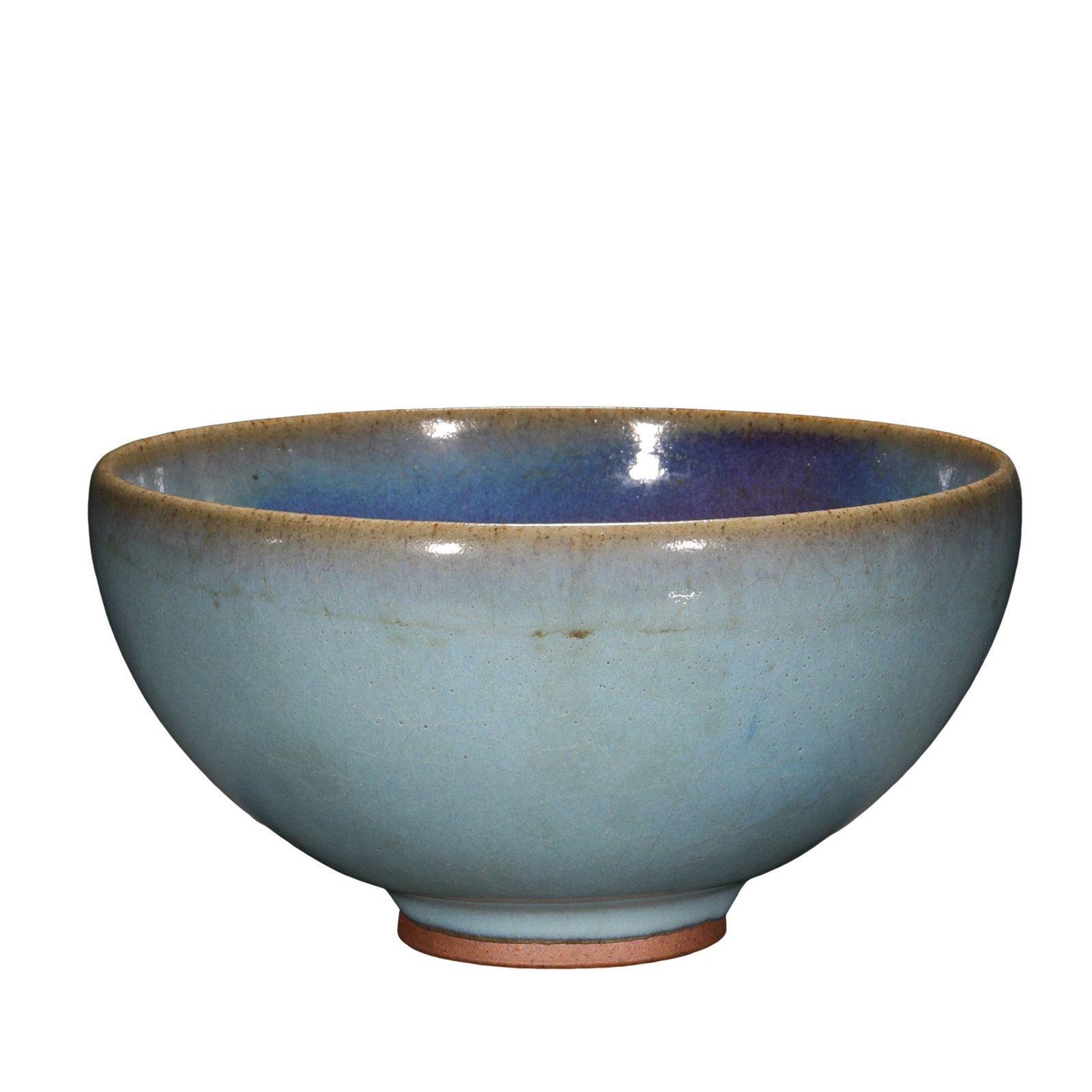 Northern Song Dynasty (11th–12th Century) Jun Kiln Celadon Bowl with Sky-Blue Glaze and Purple (1 of 10)
