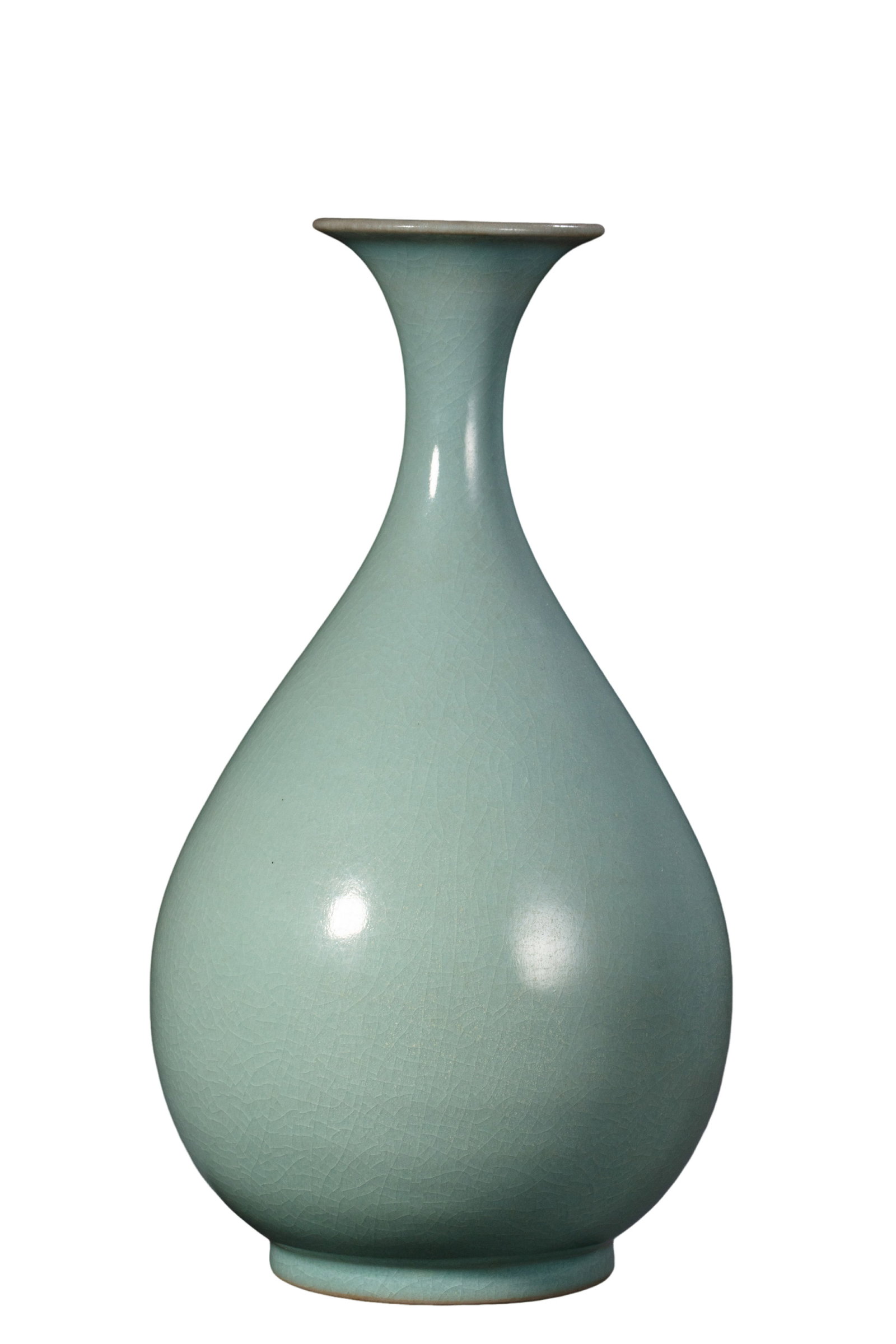 Northern Song Dynasty Ru Ware Celadon “Yuhuchunping?? Vase (Late 11th–Early 12th Century) (1 of 10)