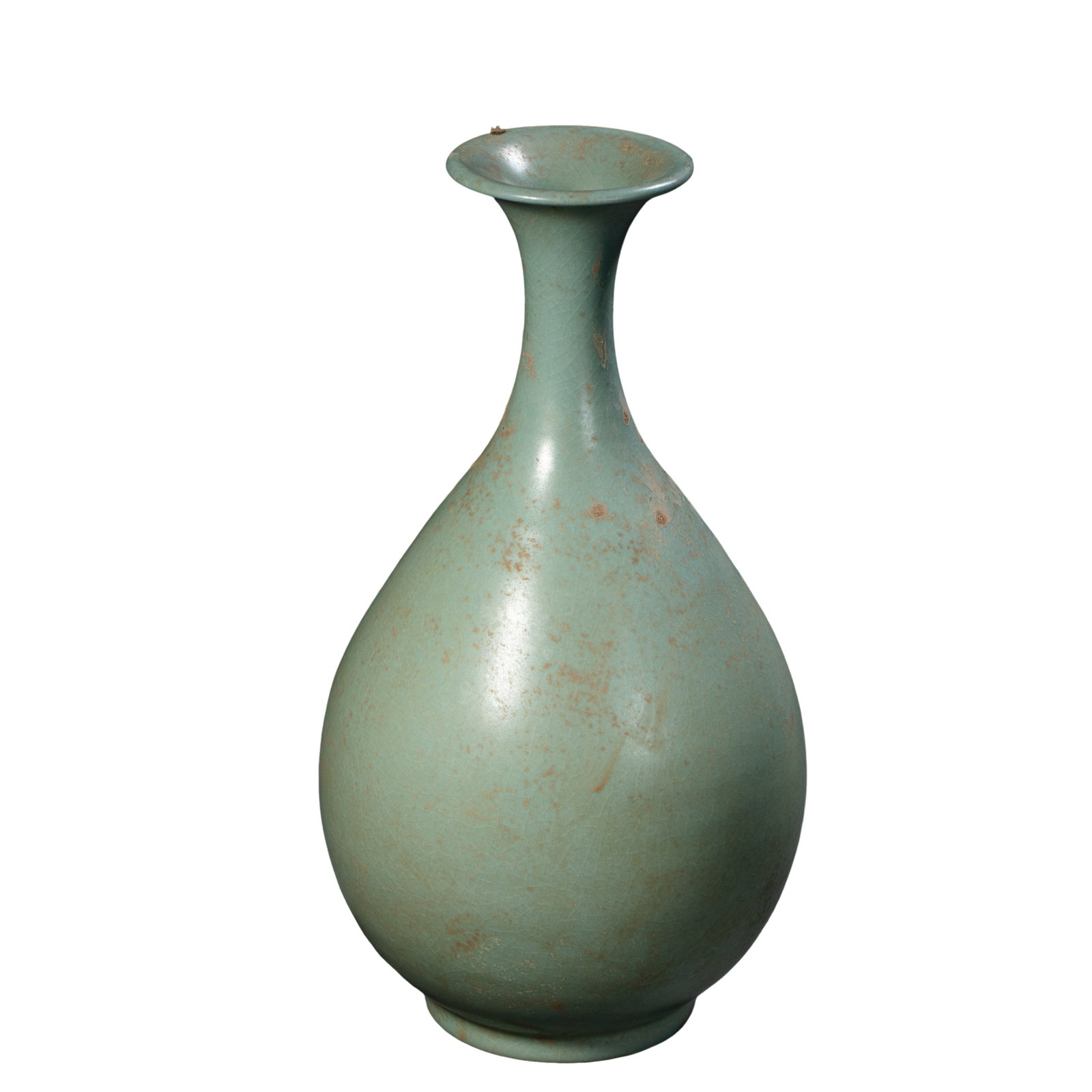 A Rare Ru Ware Celadon “Yuhuchunping?? Vase with Sky-Blue Glaze, Song Dynasty (11th–12th (1 of 9)