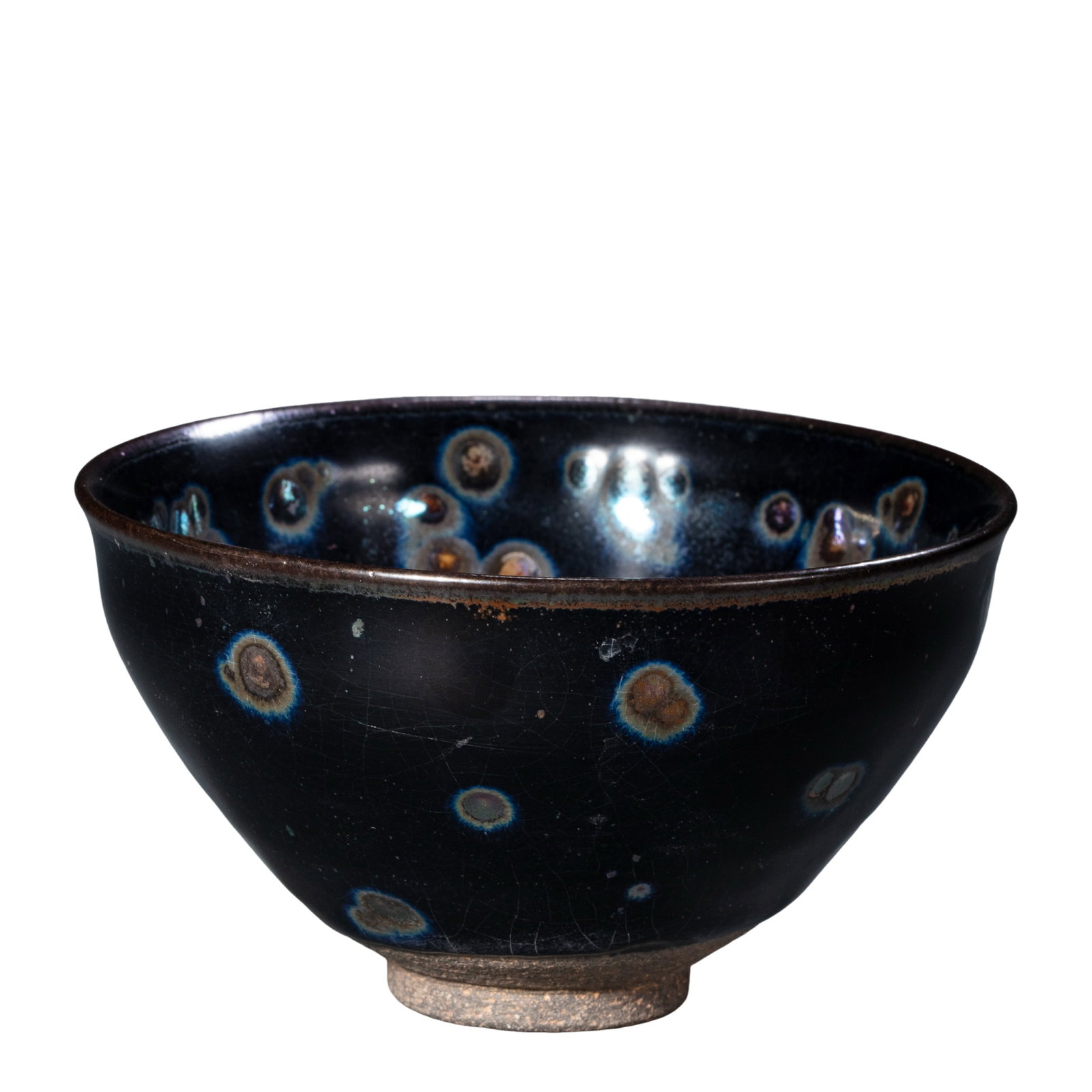Southern Song Dynasty Jian Kiln Yaobian Tenmoku Tea Bowl with “Da Song Ming Dao?? Inscription (1 of 9)