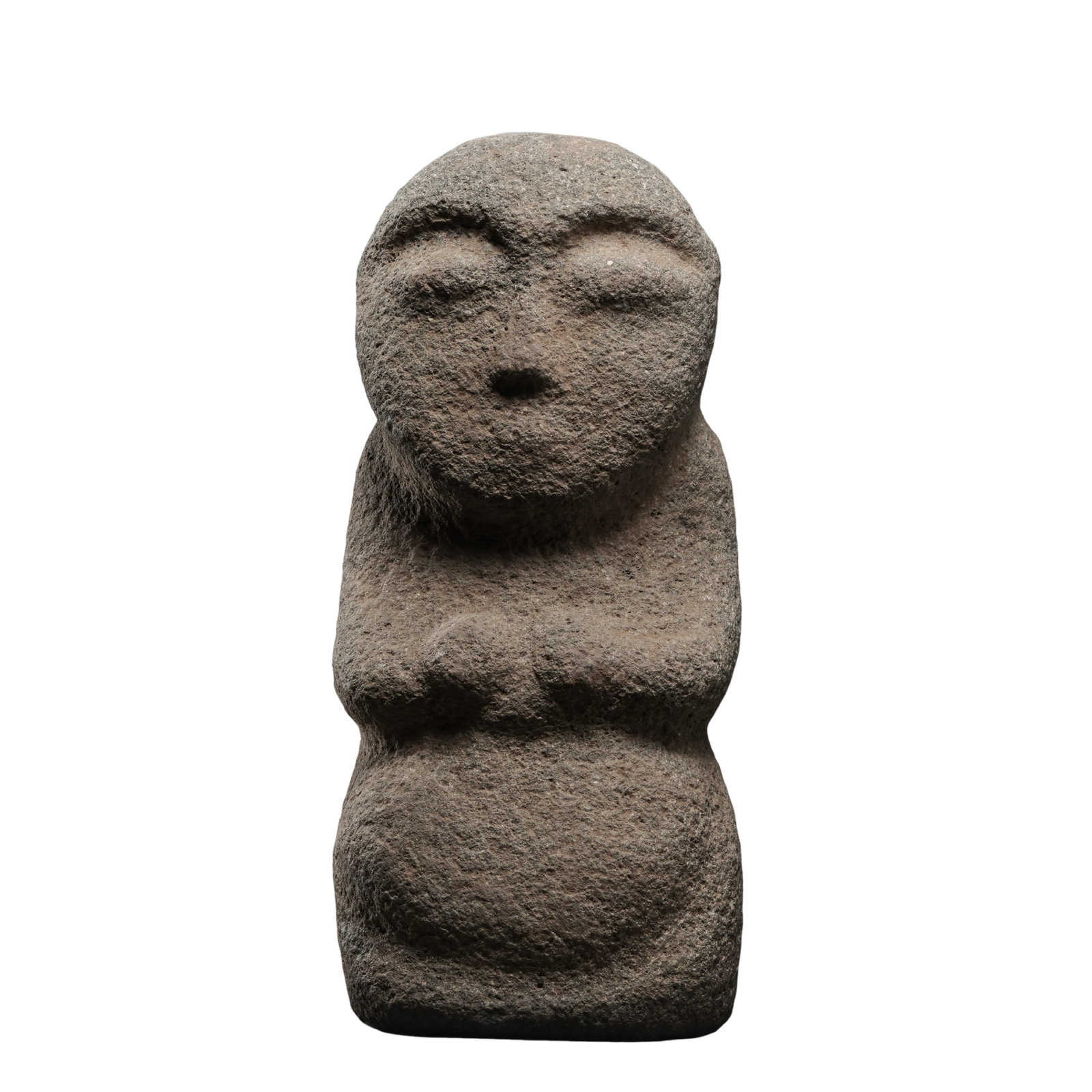 Neolithic to Early Bronze Age Ancient Stone Carved Female Ancestor Figure (Fertility Goddess (1 of 10)