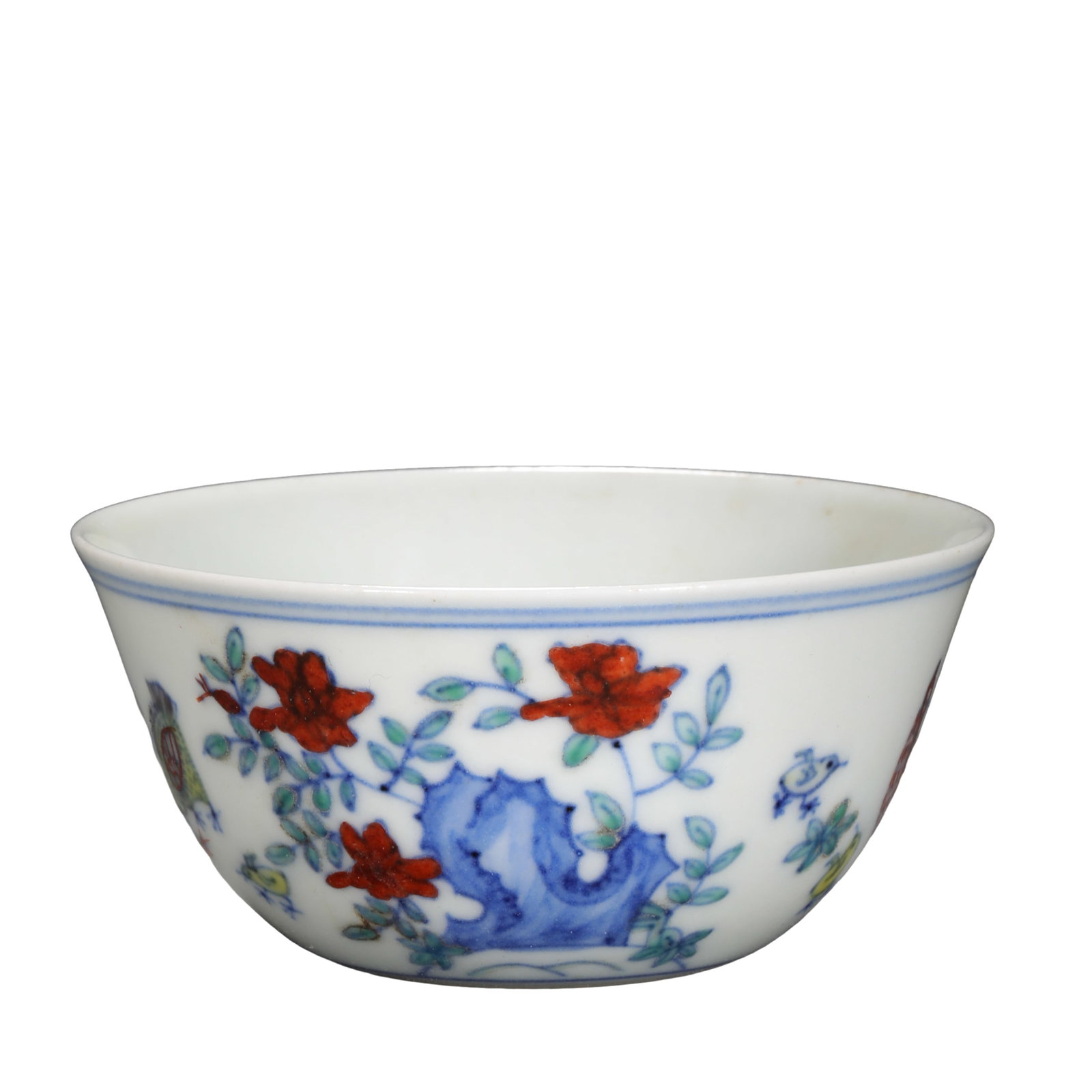 Ming Dynasty, Chenghua Period (15th Century) Doucai “Chicken Cup (1 of 9)
