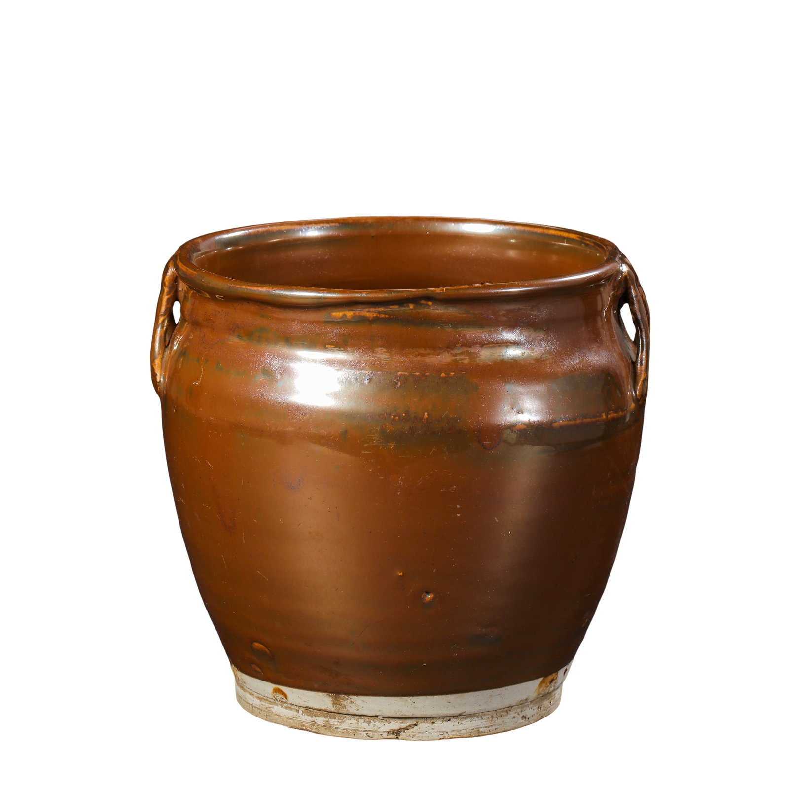 Jin–Yuan Dynasty (12th–14th Century) Cizhou Kiln Brown Glazed Twin-Handle Storage Jar (1 of 11)