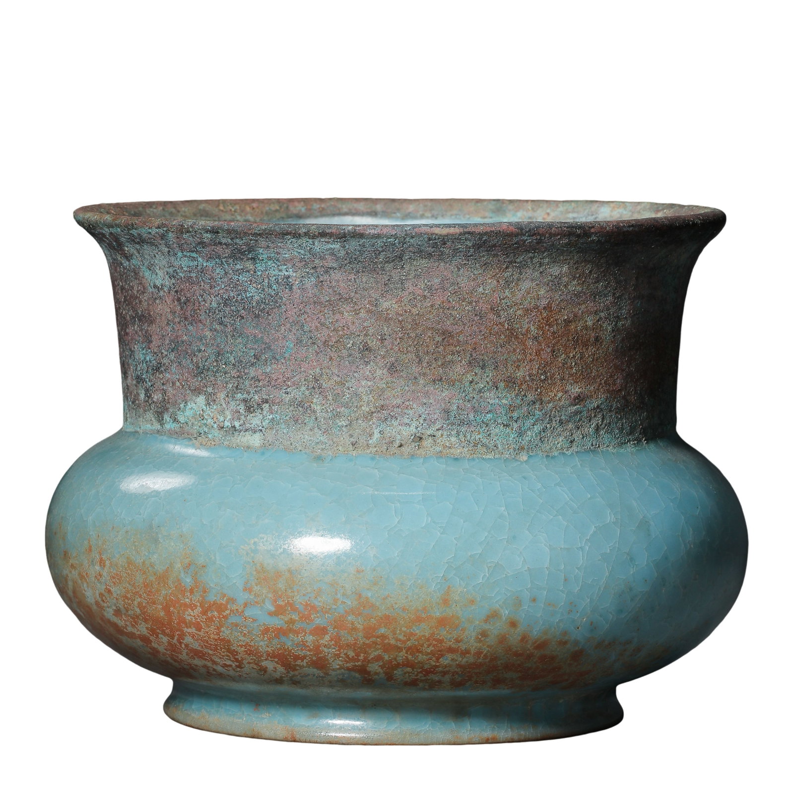 Northern Song Dynasty (960–1127), Ru Kiln Celadon Tianqing-Glazed Zhadou Vessel (1 of 9)