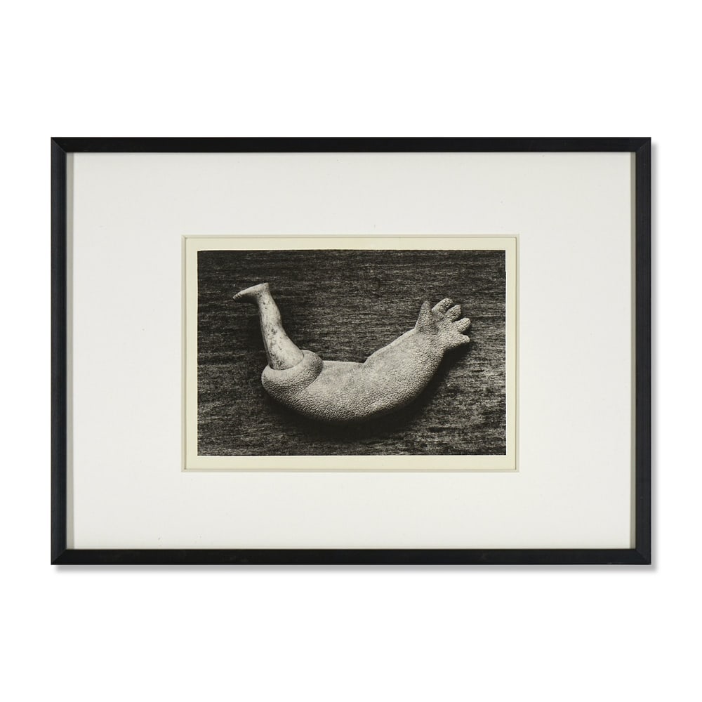 FREDERICK SOMMER, ONDINE, 1950: Medium: Gelatin Silver Print Image Dimensions: 4 x 6 1/8 in (10.2 x 15.4 cm) Framed Dimensions: 8 1/2 x 11 7/8 in (21.5 x 30.3 cm) Signature and Inscription: Titled and dated "Ondine, 1950" and signed