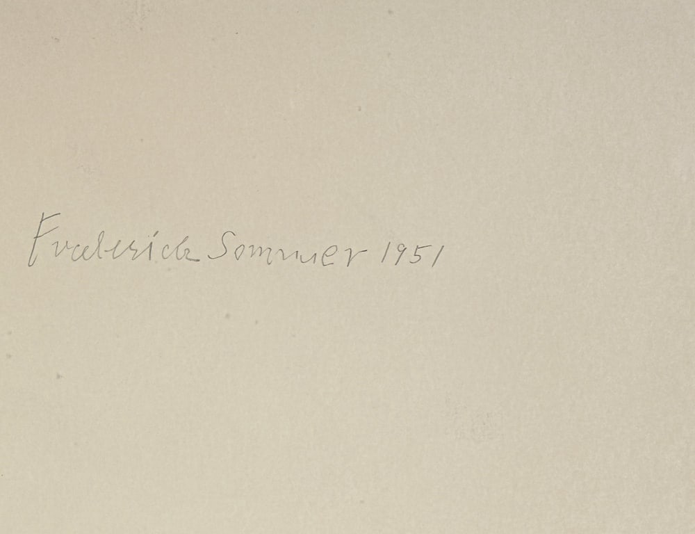 FREDERICK SOMMER, VEGETATION STUDY, 1951 - 3