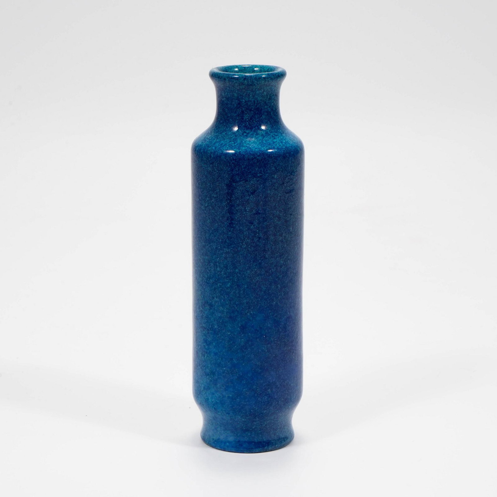 A LU JUN GLAZE VASE: A LU JUN GLAZE VASE£¬QING DYNASTY H:13.6cm Diam:4cm