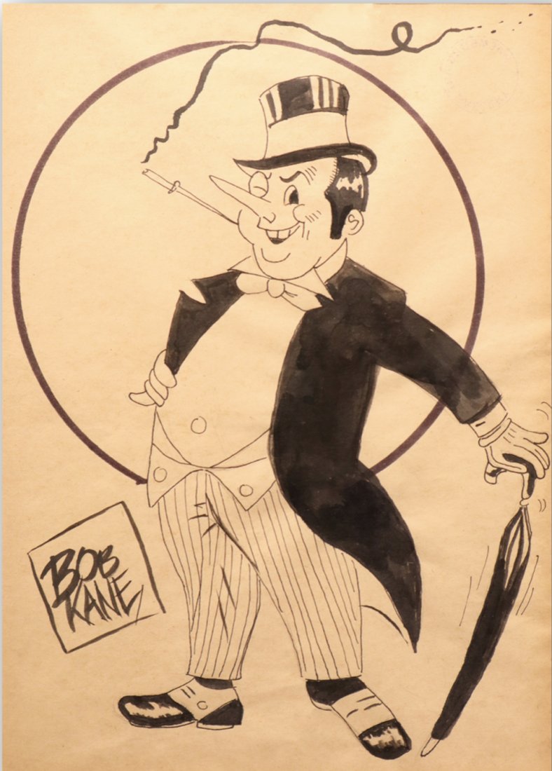 Bob Kane Original Illustration The Penguin DC 1970s (1 of 2)