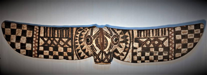 Plank Mask of an Owl, Bwa People, Burkino Faso