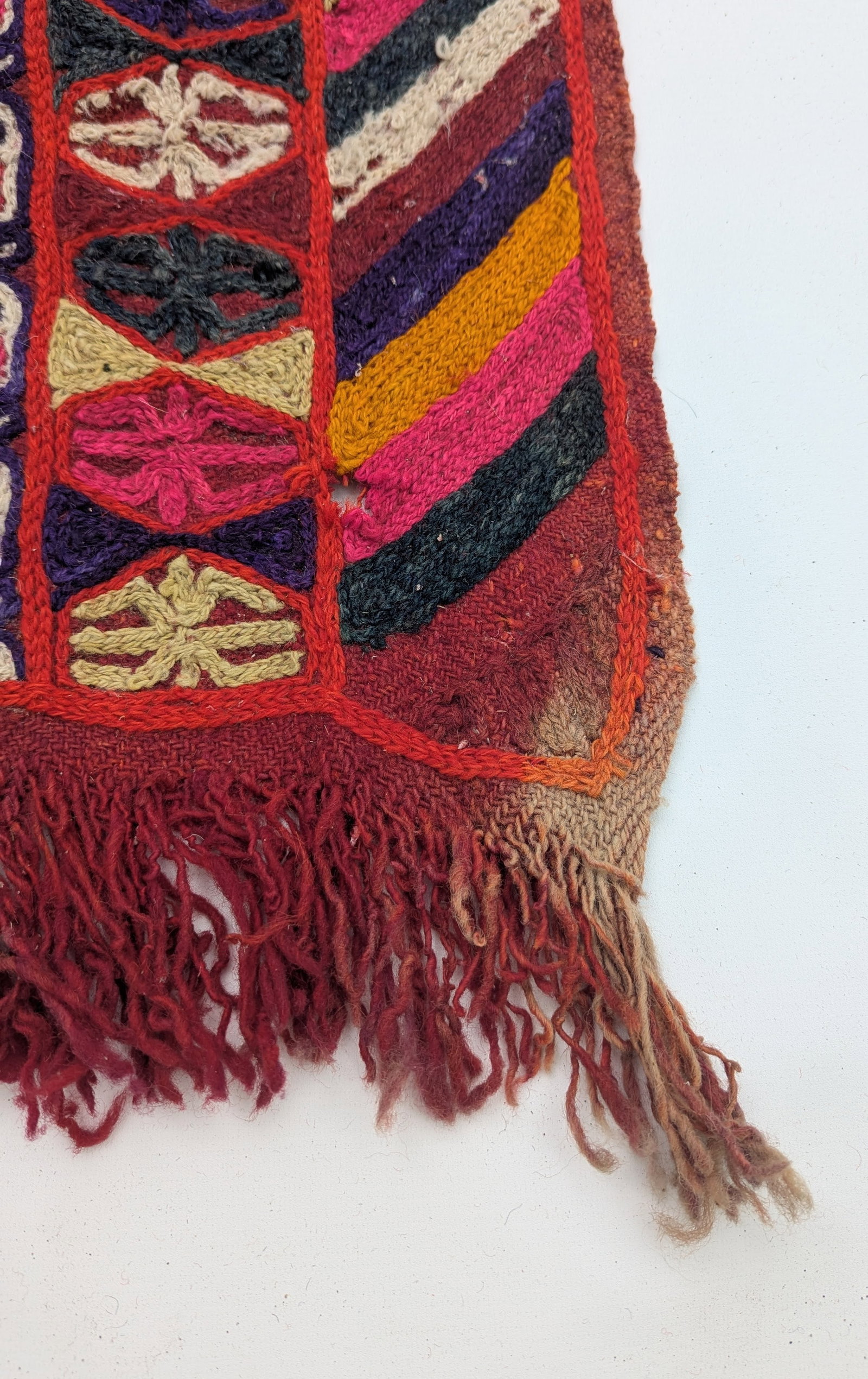 Peruvian Andean Embroidered Textile Panel - 3