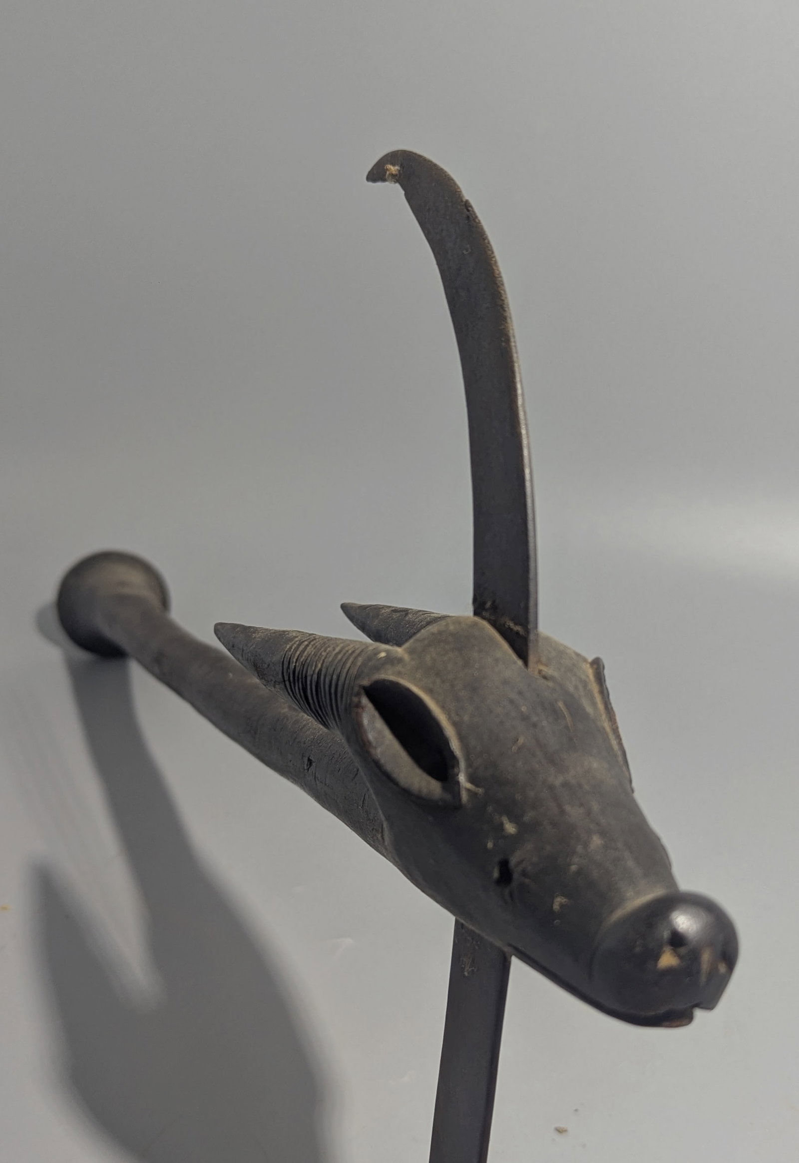 West African Carved Zoomorphic Ritual Object (1 of 4)