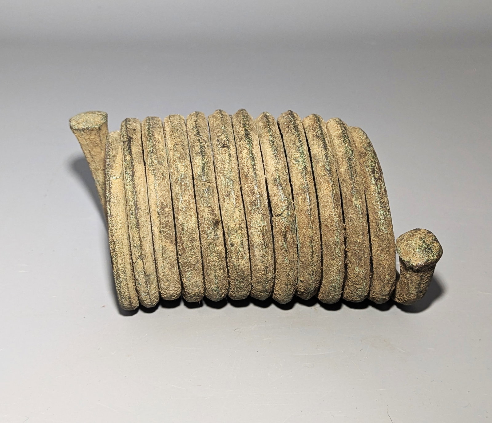 Nigerian Igbo Coiled Copper-Alloy Currency Armlet (1 of 5)