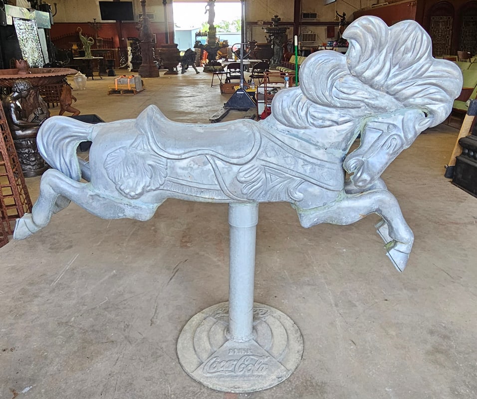 Cast Aluminum Carrousel Horse (1 of 2)