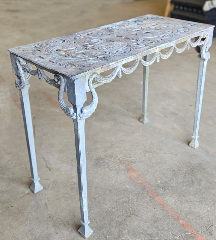 Ornate Dolphin Console Table (1 of 2)