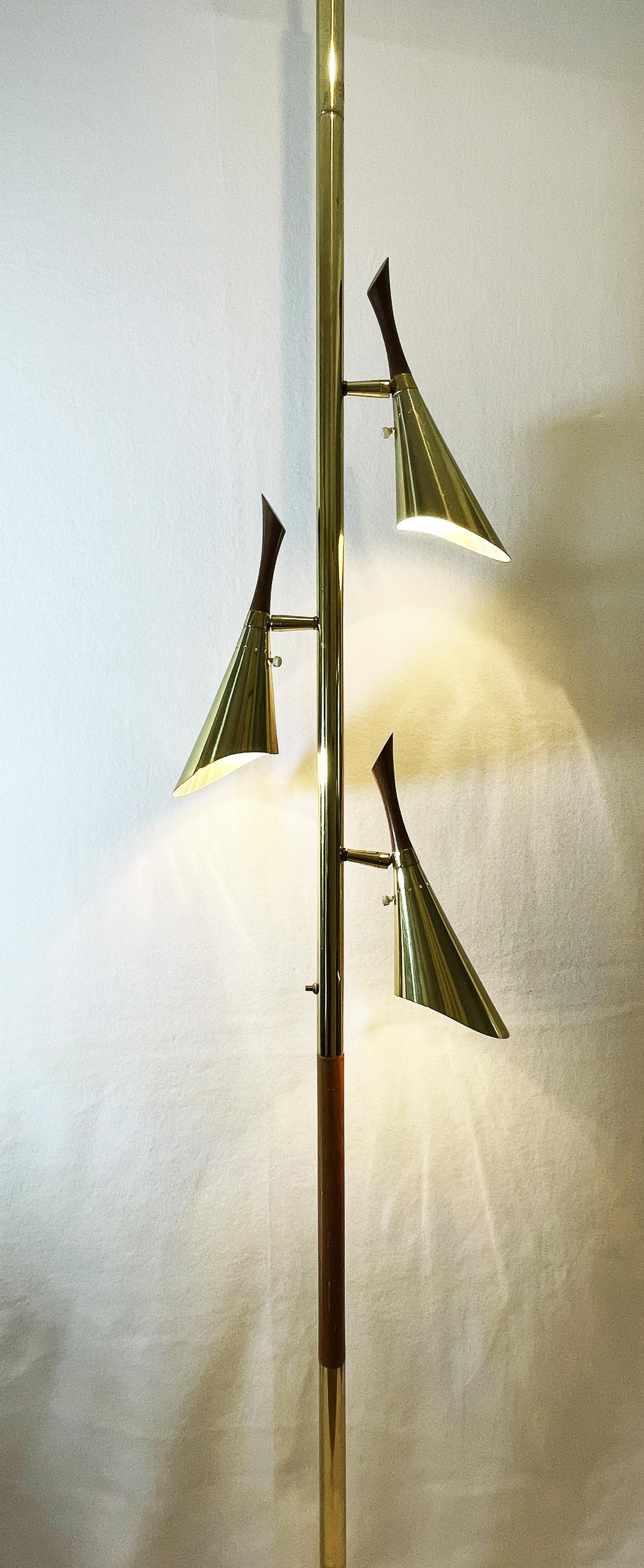 Authentic Mid Century Modern Atomic Age Tension Pole (1 of 6)