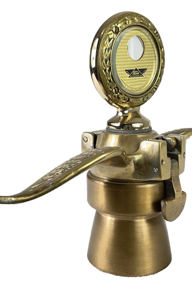 BoyceMotometerボイスモトメーターウィングキャップ1910s Vintage Boyce Moto Meter Radiator Cap With Wings