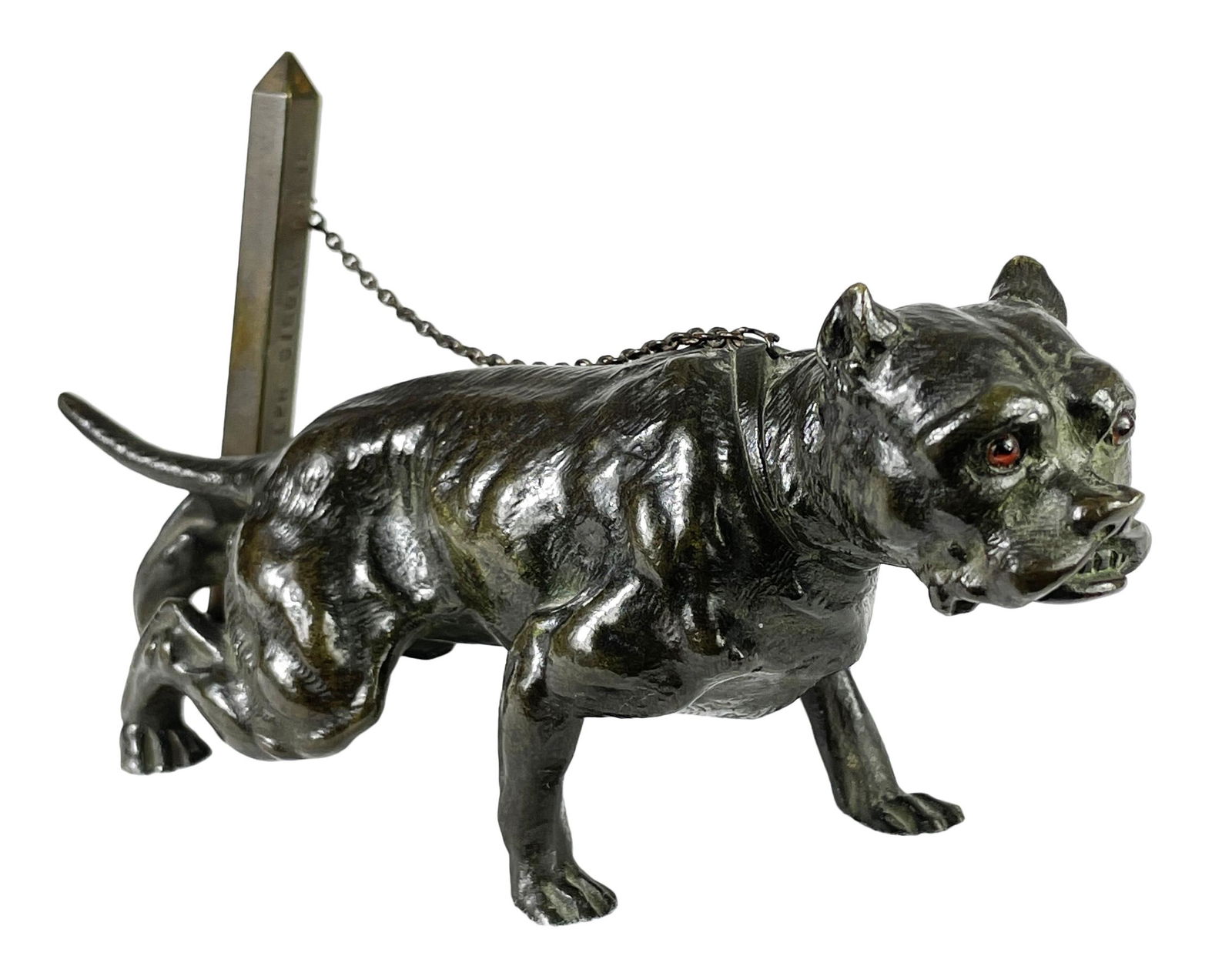 Antique French Bronze Bulldog Alph Maison Giroux Paris (1 of 3)