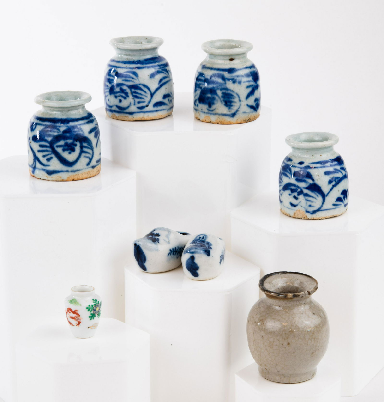 Eight (8) Antique Chinese Stoneware & Porcelain Pieces (1 of 20)