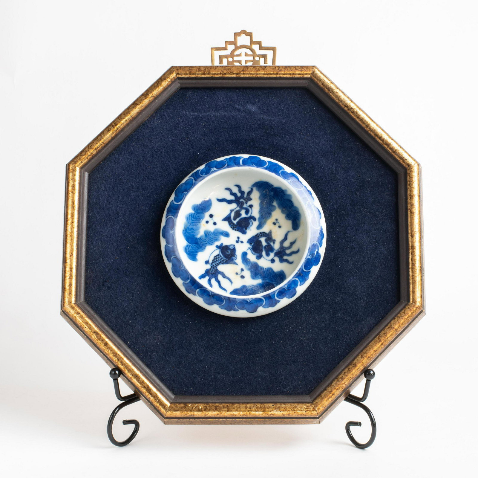 Antique Chinese Da Qing Kangxi Blue & White Bowl (1 of 14)