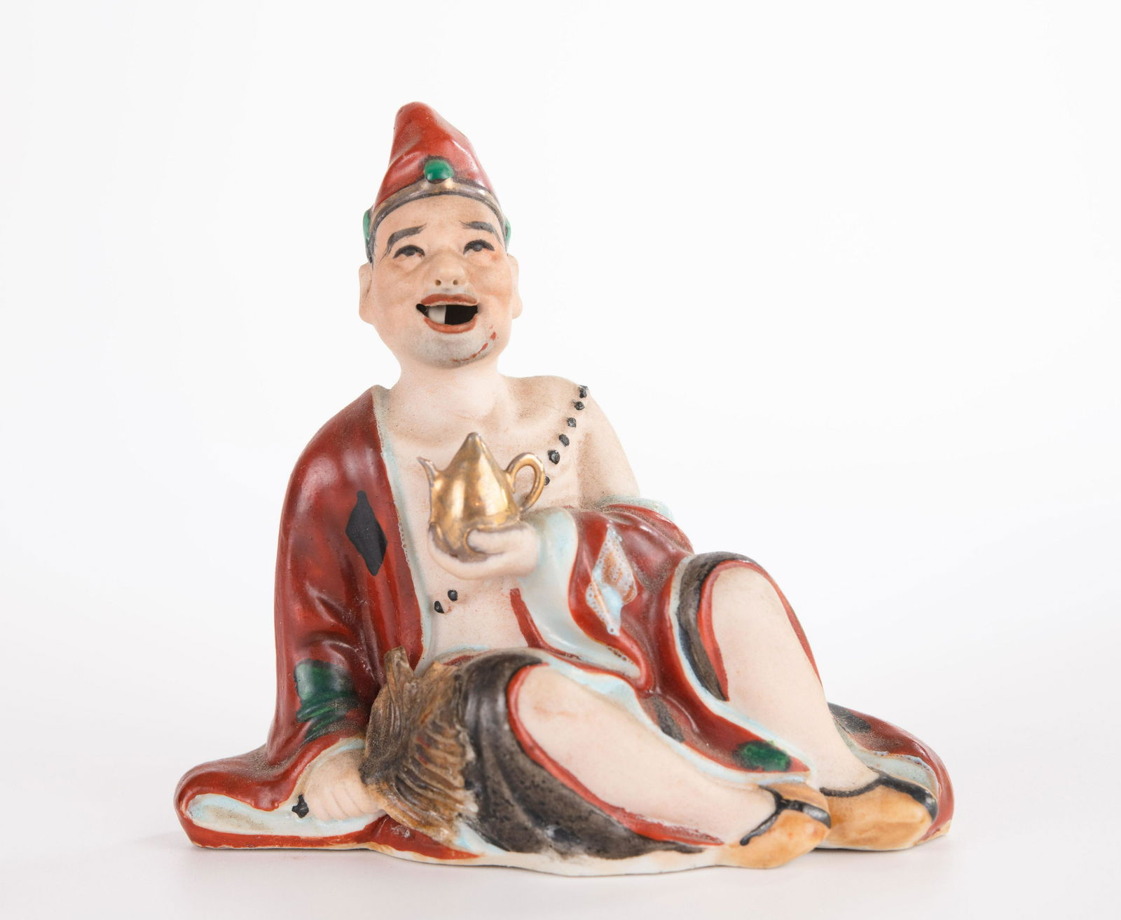 Antique Glazed Porcelain Arabian Persian Man Tongue Nodder (1 of 9)