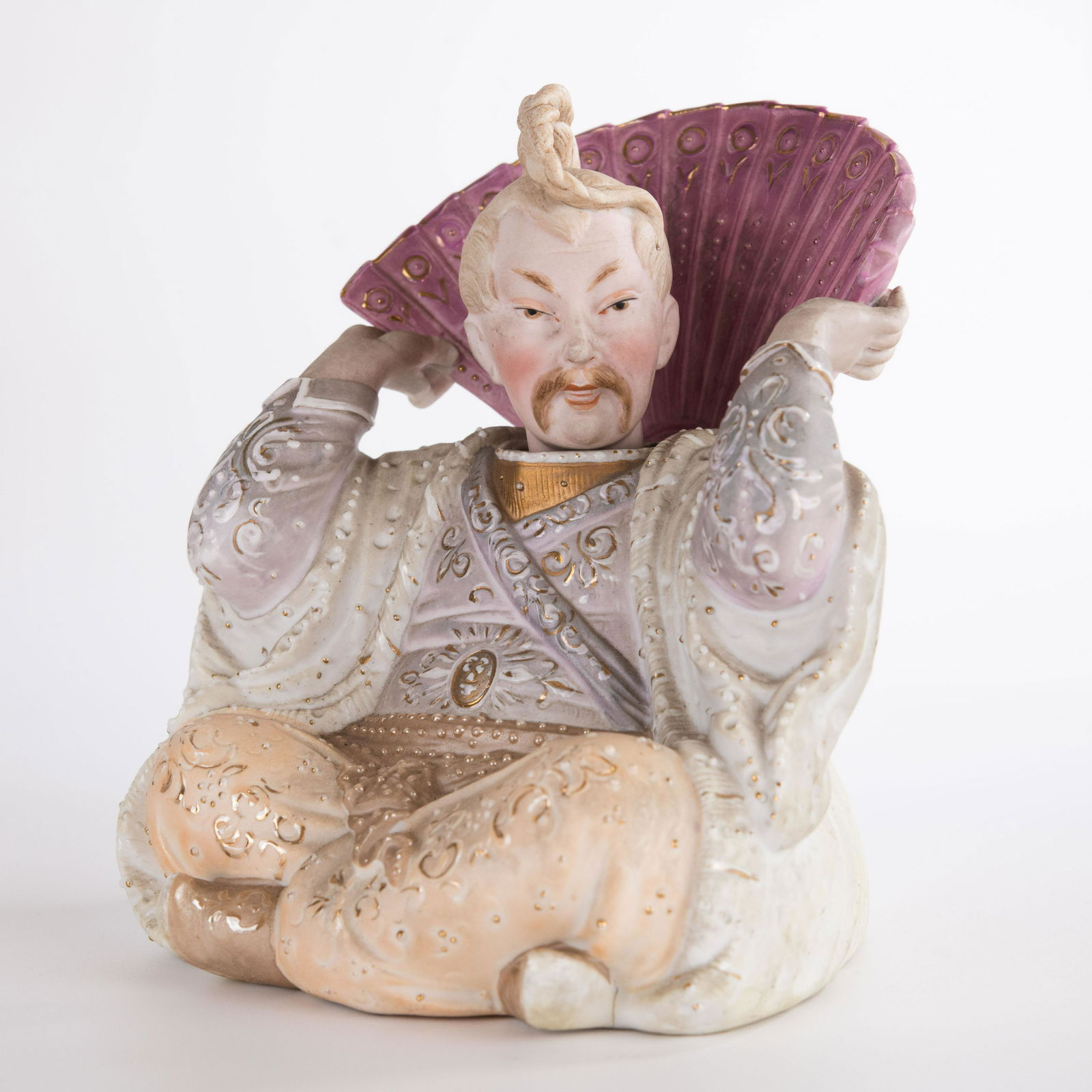 Antique German Porcelain Nodder Chinese Royalty Figure (1 of 12)