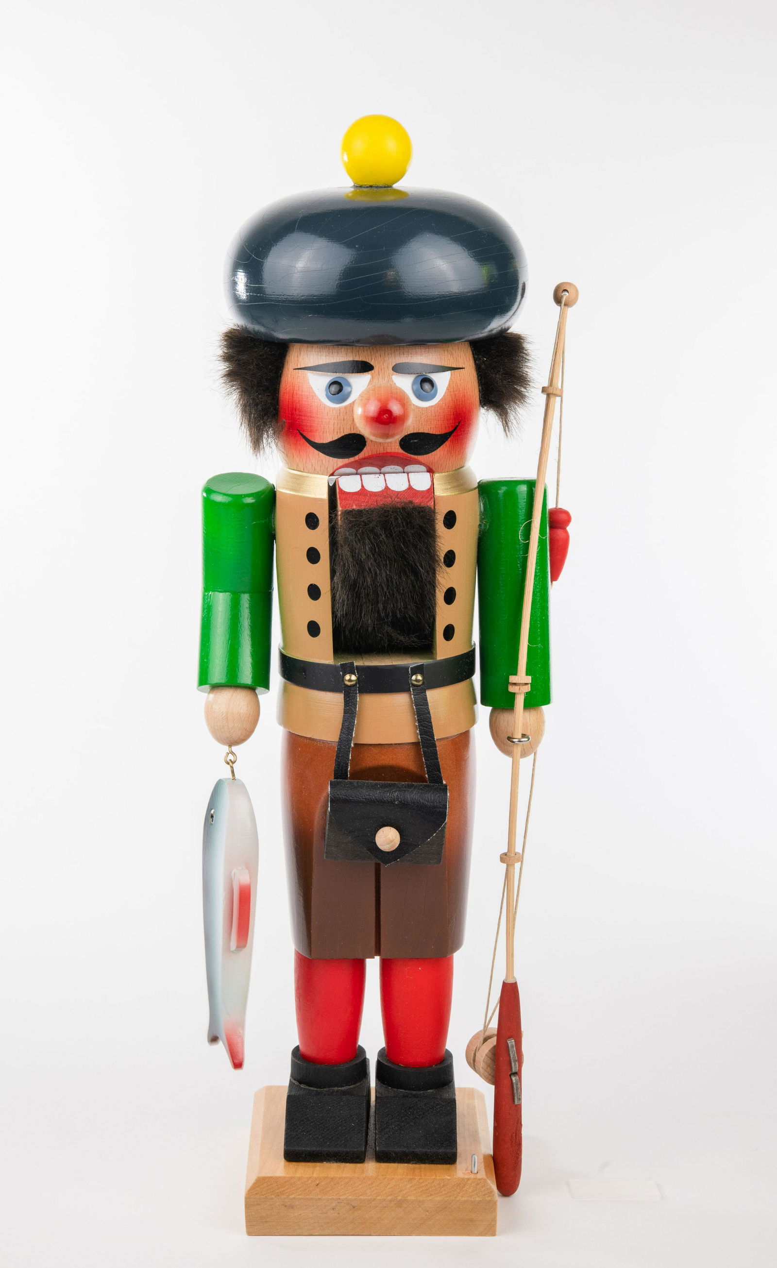 Vintage Steinbach German Nutcracker Fisherman w/ Pole (1 of 14)
