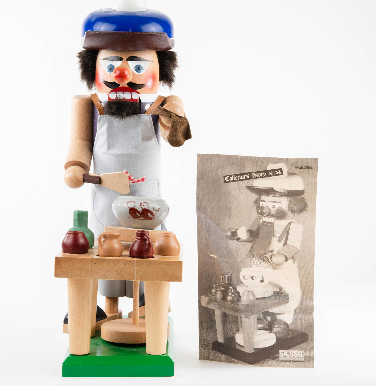 Vintage Steinbach German Nutcracker The Potter Turning Wheel (1 of 19)