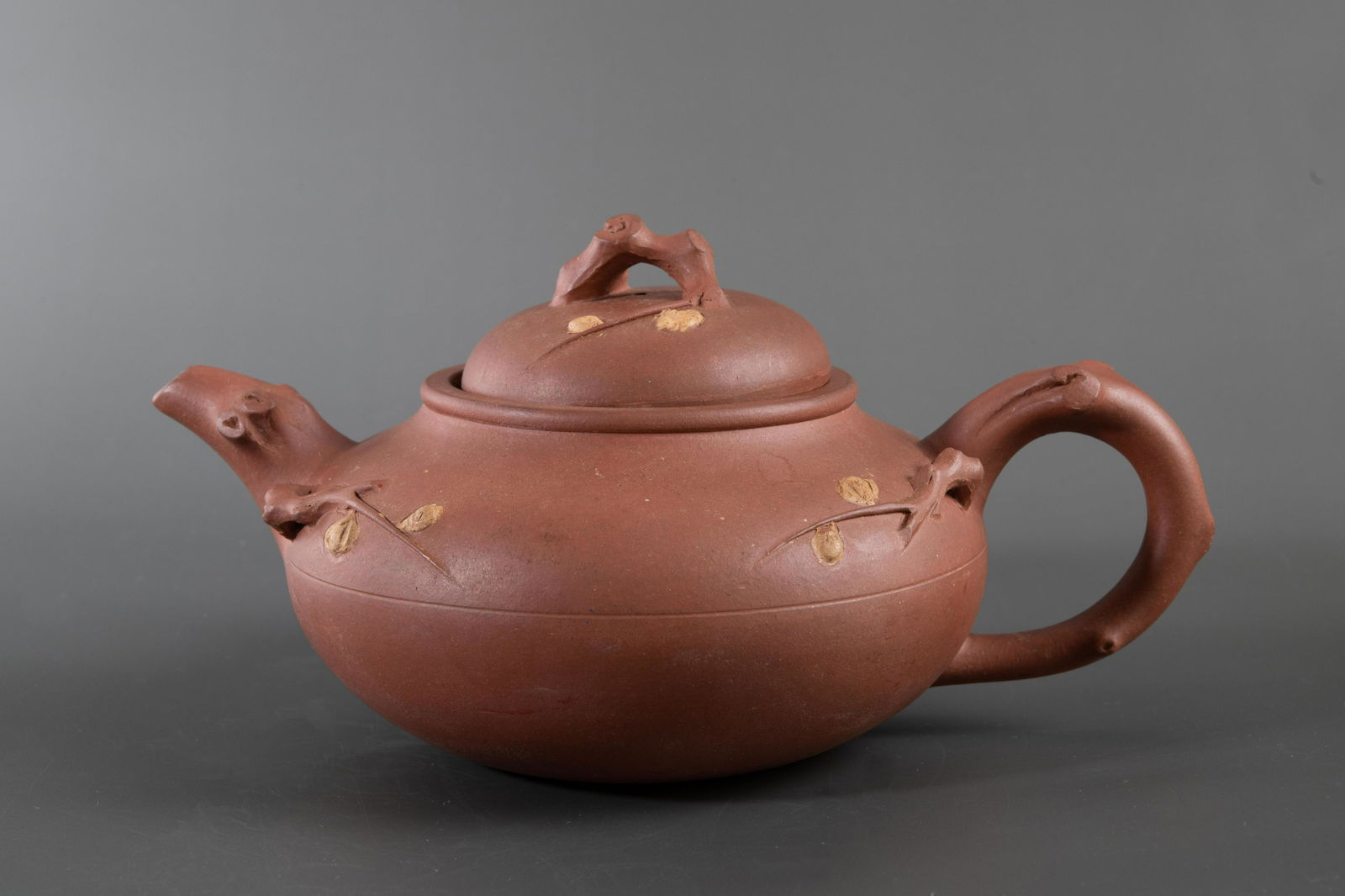 Chinese Yixing Cherry Blossom Clay Teapot (1 of 16)