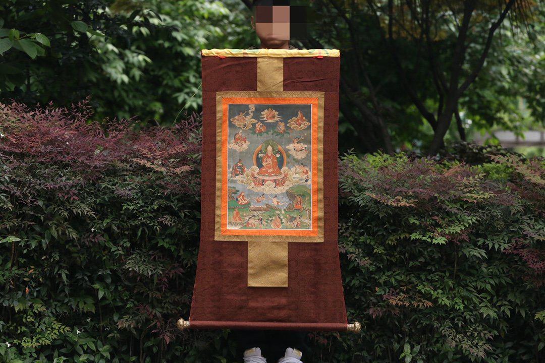 Tibetian Choekyi Gyaltsen, 10th Panchen Lama Thangka (1 of 8)