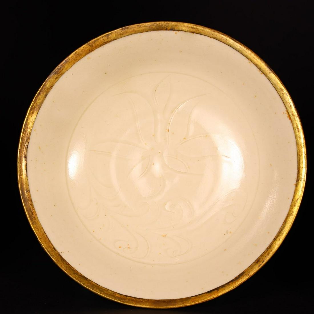 Song Dynasty - Ding Ware White Porcelain Gold Wrapped (1 of 9)