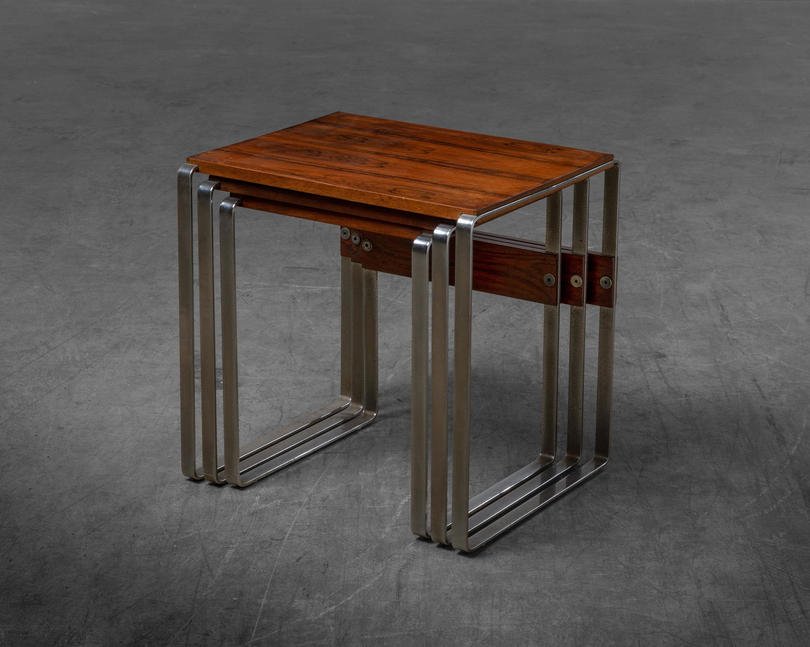 Norwegian Rosewood Nesting Tables (1 of 7)