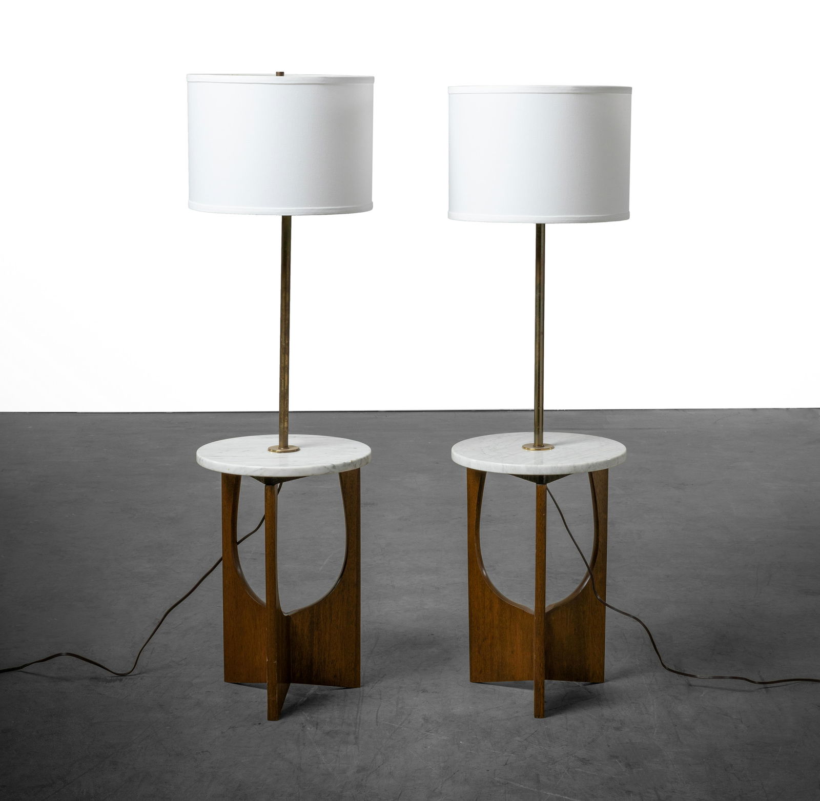 Adrian Pearsall Style - Marble Top Floor Lamps (1 of 4)
