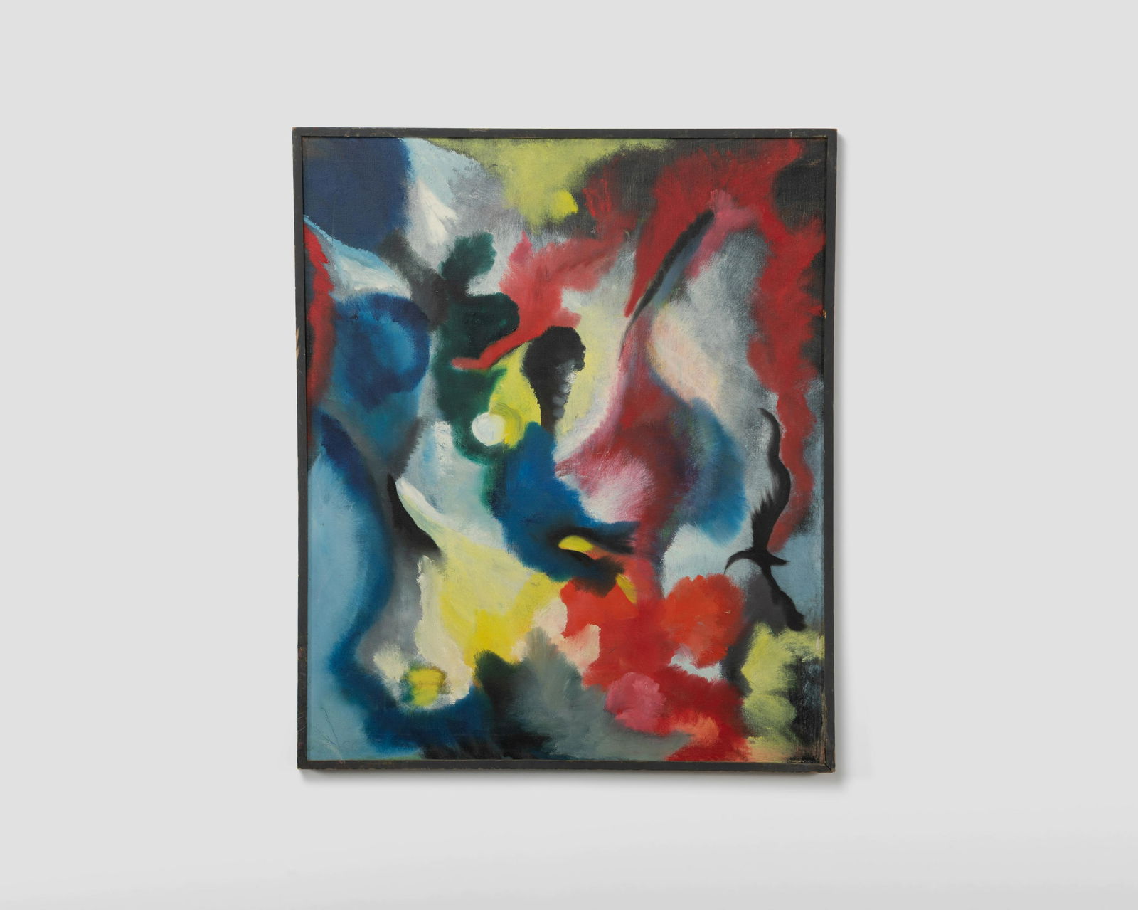 Abstract Oil on Canvas (1 of 4)