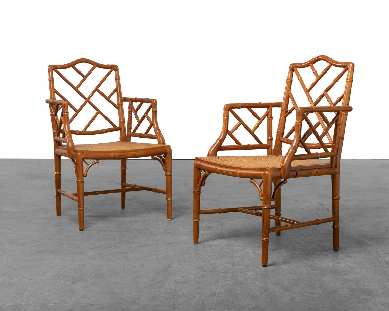 Faux Bamboo Arm Chairs (1 of 5)