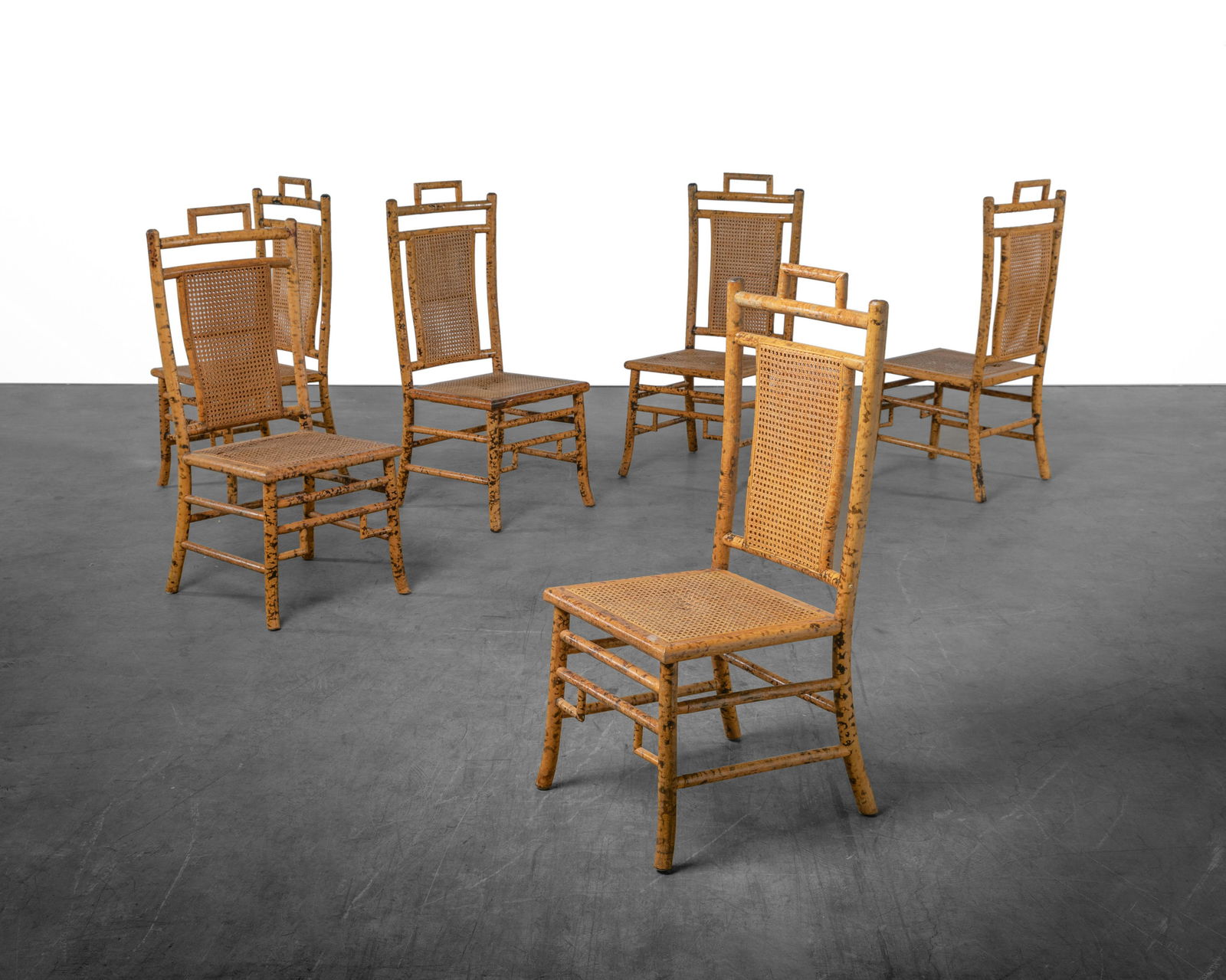 Bamboo & Cane Dining Chairs (1 of 5)