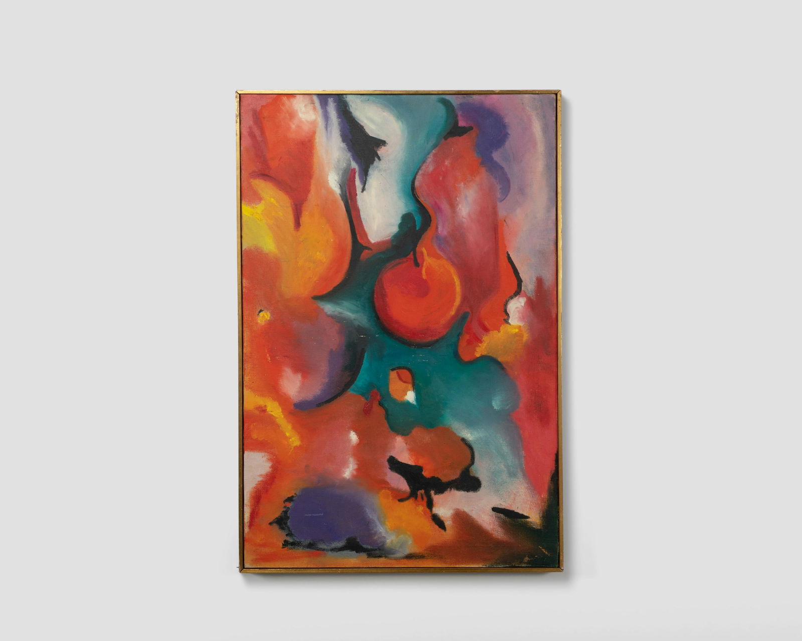 Abstract Oil on Canvas (1 of 3)