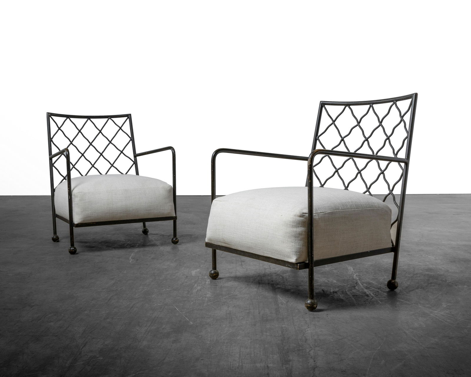 Jean Royere Style - Croisillon Chairs (1 of 7)