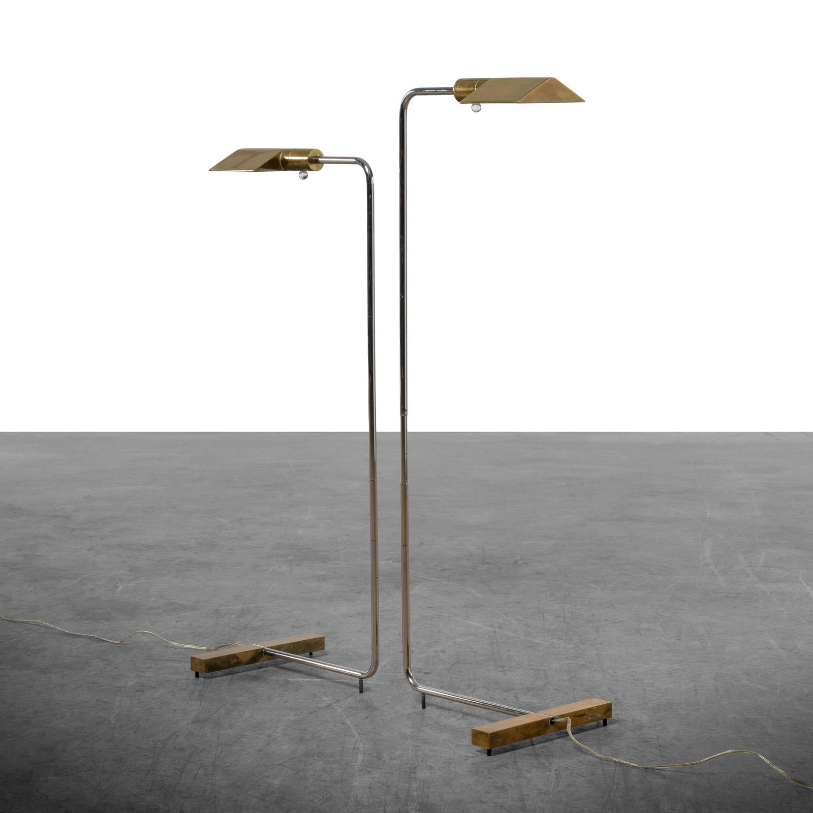 Cedric Hartman - Chrome & Brass Floor Lamps (1 of 7)