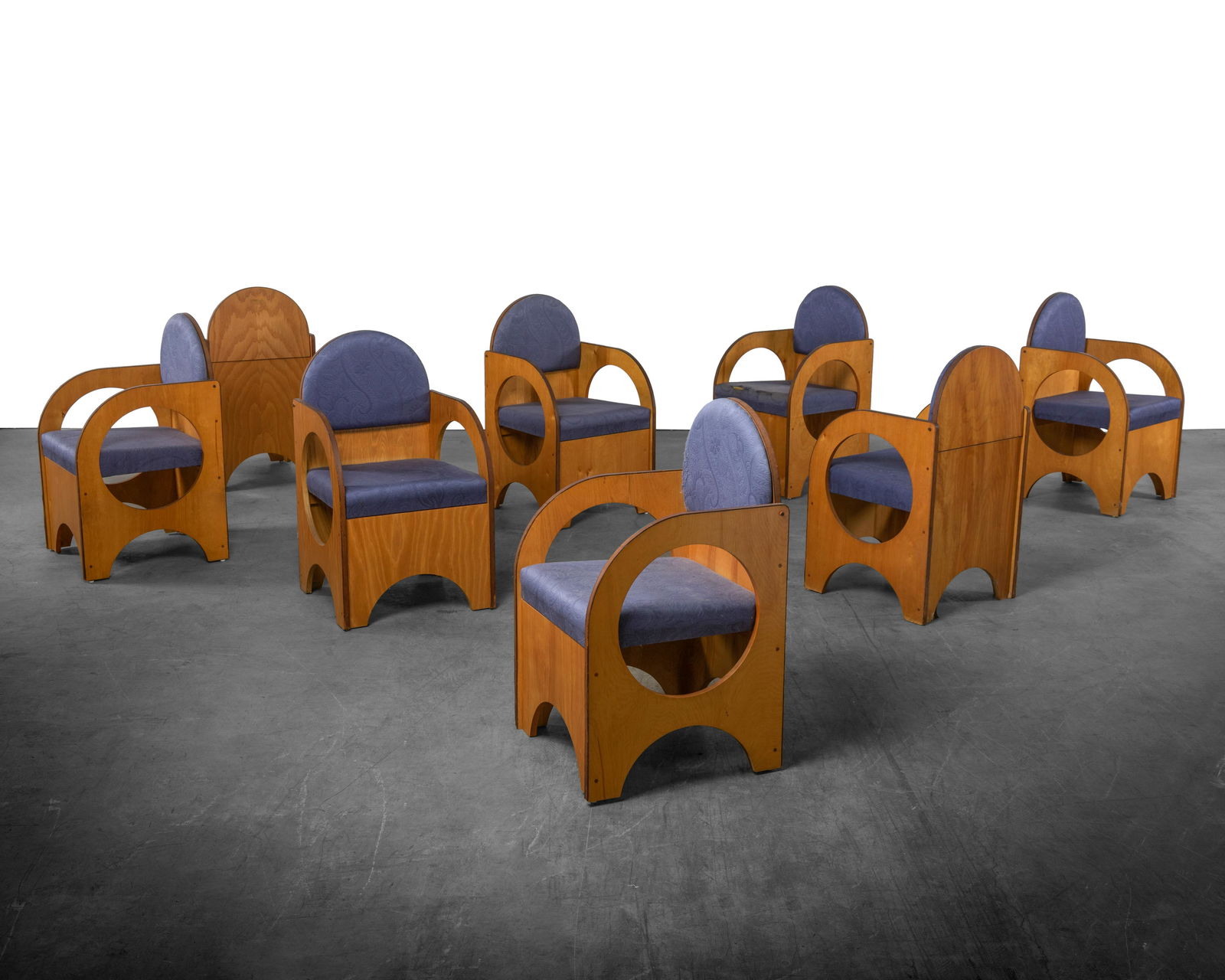 Modern Constructivist Dining Chairs (1 of 9)