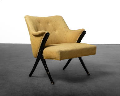 Karpen of California (Attr.) - Lounge Chair: A lounge chair attributed to Karpen of California. Dimensions : 29" x 28" x 28"