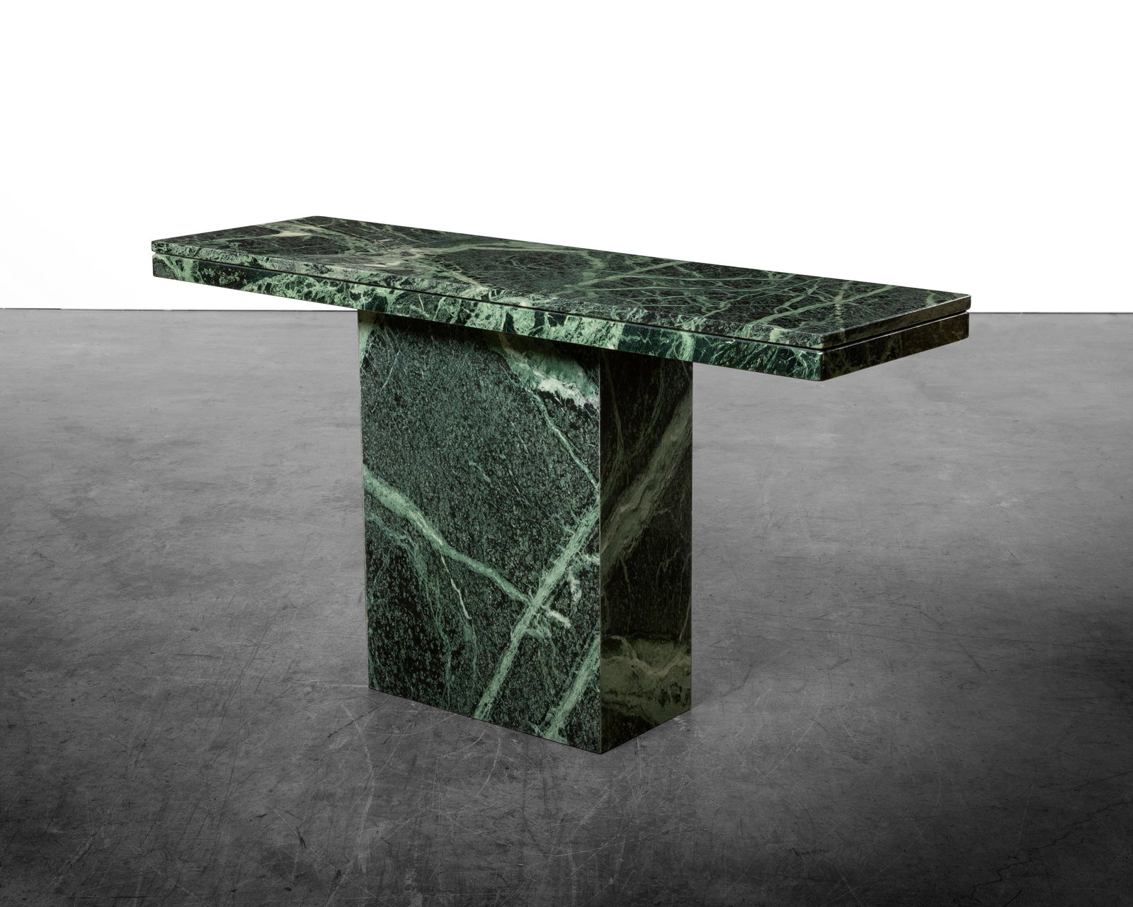 Verde Marble Console Table (1 of 3)
