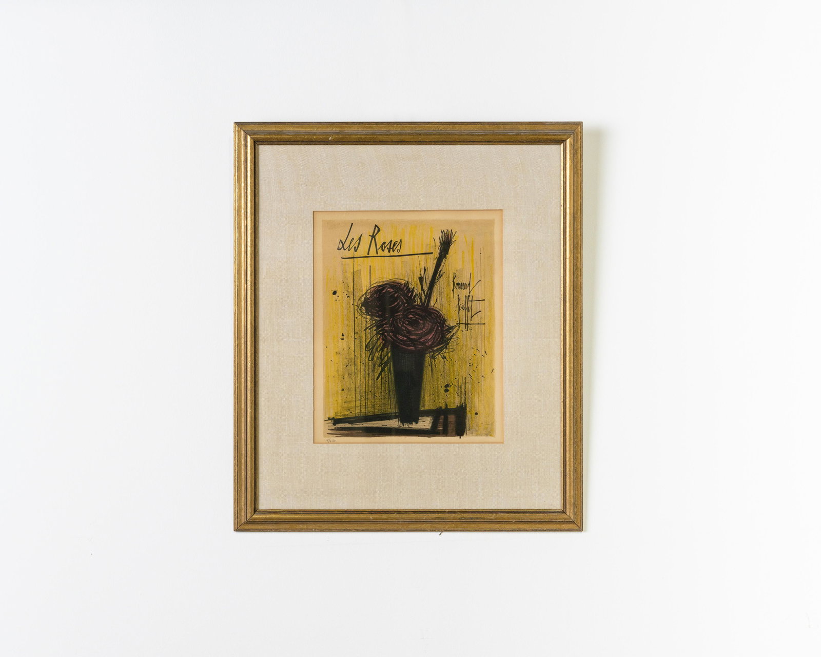 Bernard Buffet - Les Roses Lithograph (1 of 5)