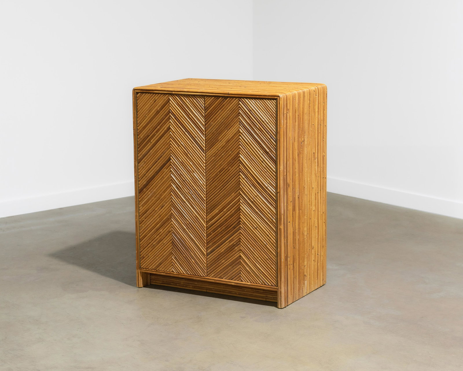 Pencil Rattan Cabinet (1 of 4)