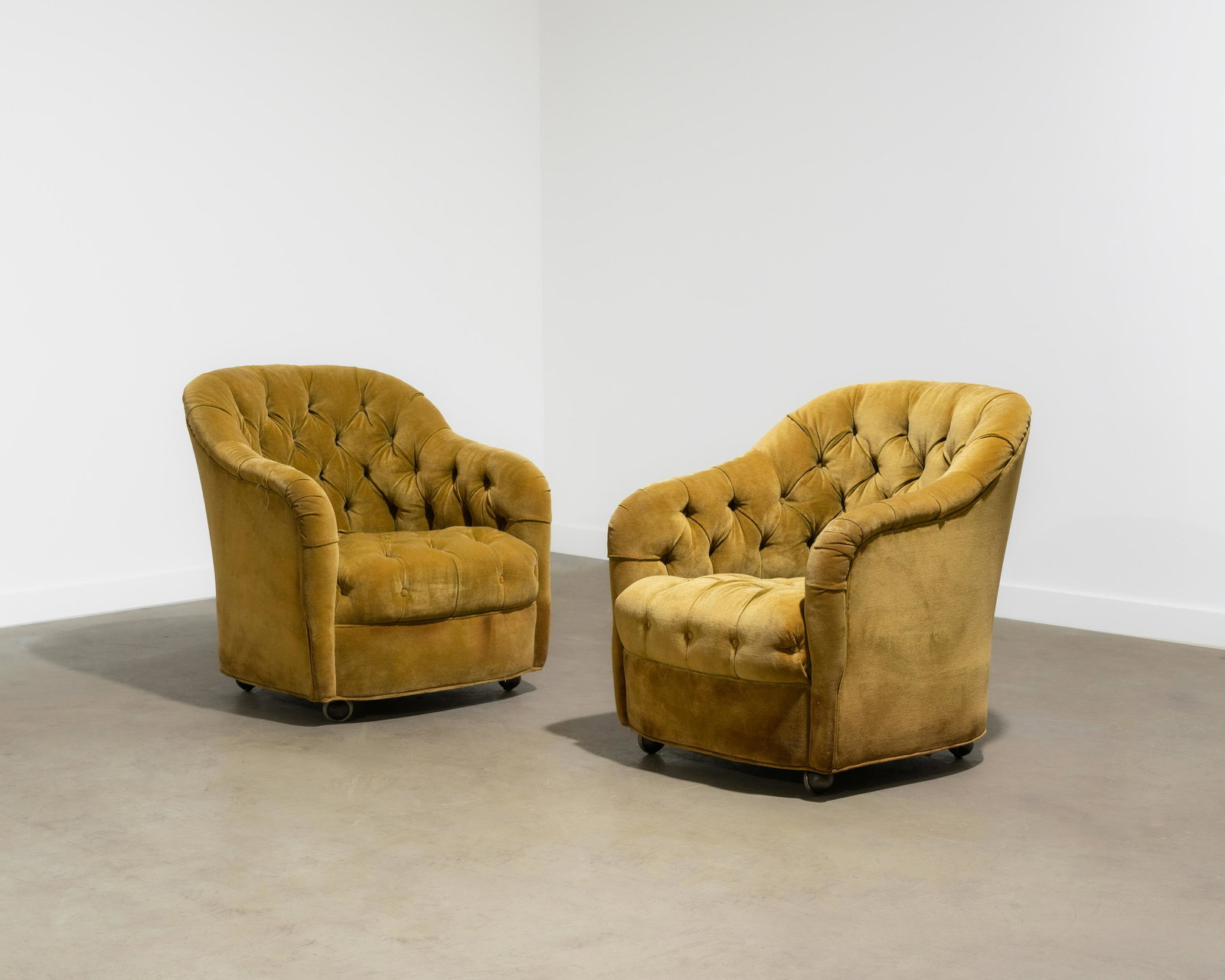 Ward Bennett (Attr.) - Tufted Club Chairs (1 of 5)