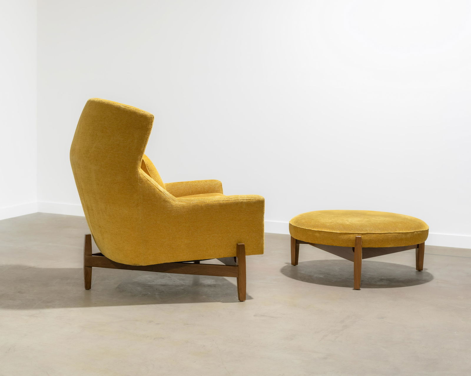Jens Risom - Big Chair & Ottoman (1 of 6)